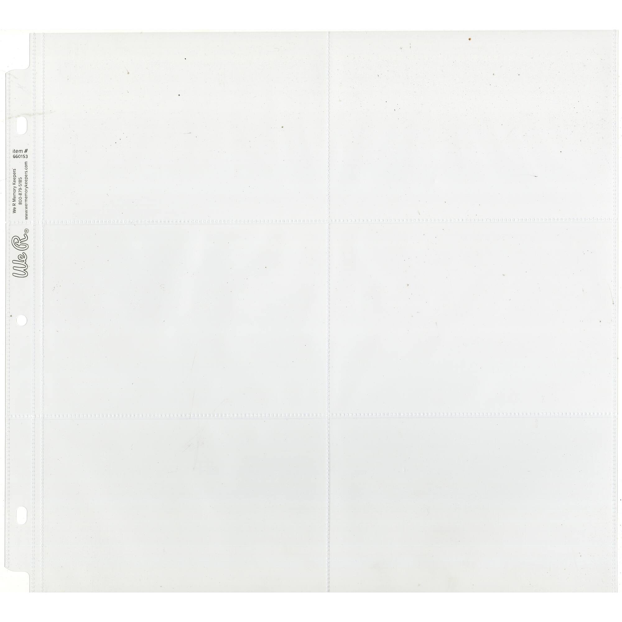 We R Memory Keepers® 12" x 12" Post Photo Sleeves with 4" x 6" Pockets, 10ct.